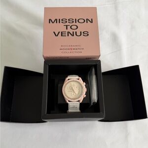 Omega Pink and Cream Bioceramic Watch